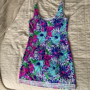 Lilly Pulitzer neon shift dress size 8